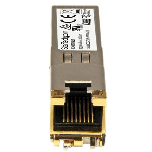 StarTech.com SFP RJ45 - 1000Base-T - Module SFP cuivre - Gigabit - Compatible HP JD089B - SFP 1G - Mini-GBIC - 100 m
