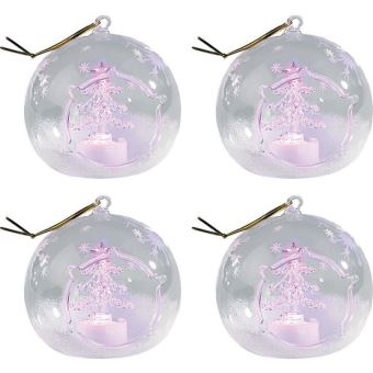 4 ornements à LED couleur changeante - 1