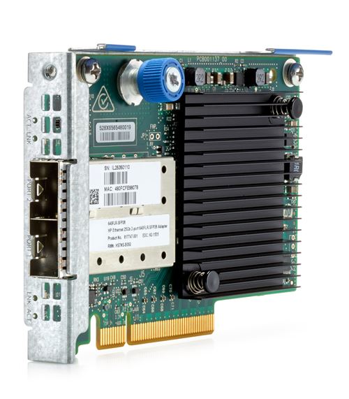 HP Hpe 640Flr-Sfp28 - Adaptateur Réseau - Flexiblelom - 25 Gigabit Ethernet X 2 - Pour Proliant Dl360 Gen10, Dl360 Gen9