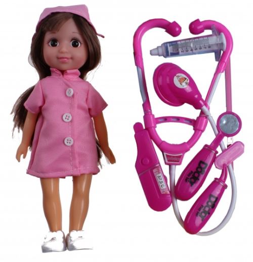 Jonotoys poupée adolescente Plina docteur 25 cm