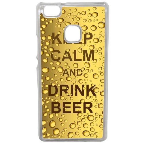 Coque Keep Calm Biere Bulle Compatible Huawei Mate 9 Lite Transparent