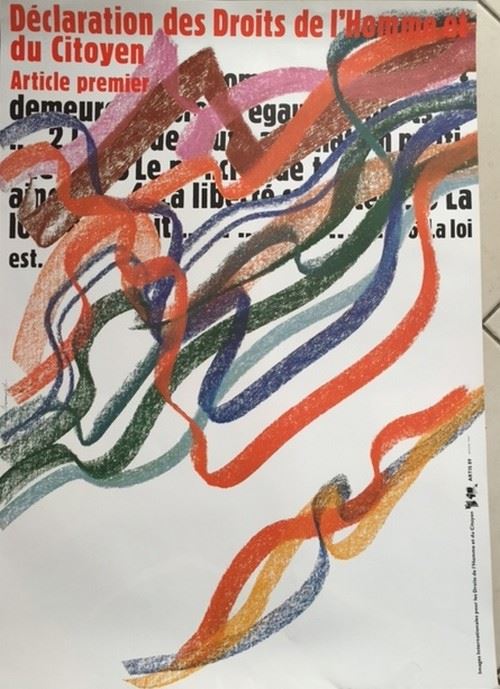 ARTIS 89 Droits de l'Homme et du Citoyen - 60x84 cm - AFFICHE / POSTER État correct - N/A reconditionné disponible sur Fnac