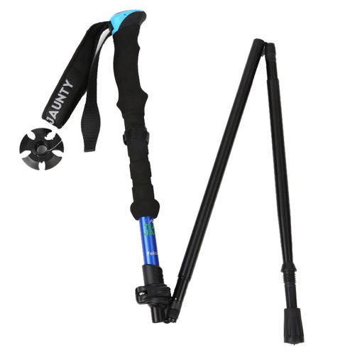 Ultra-léger réglable Telescopic4 Section en alliage d'aluminium Randonnée bâton de marche
