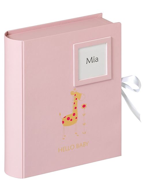 Walther Boîte bébé Baby Animal Design, rosa, 27 x 3 x 25 cm