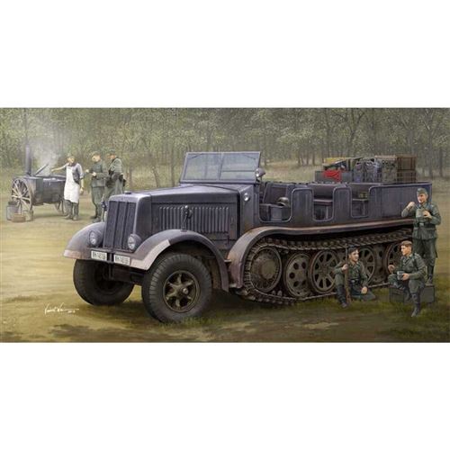 Trumpeter Tracteur d'artillerie allemand &agrave; demi-chenille Sd.Kfz.8 DB9