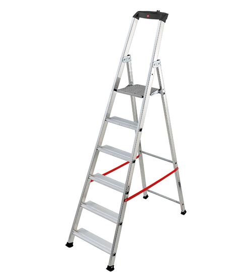 Hailo - Escabeau XXL Pro en Aluminium 6 marches 3,16m