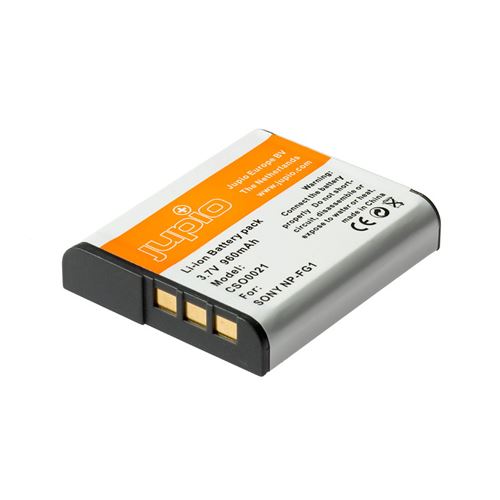 Jupio batterie compatible avec sony np-fg1/bg1