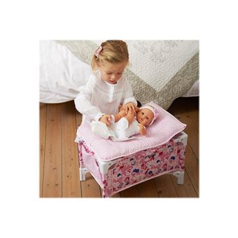 Lit bebe et table a langer Corolle Poupee Achat prix fnac