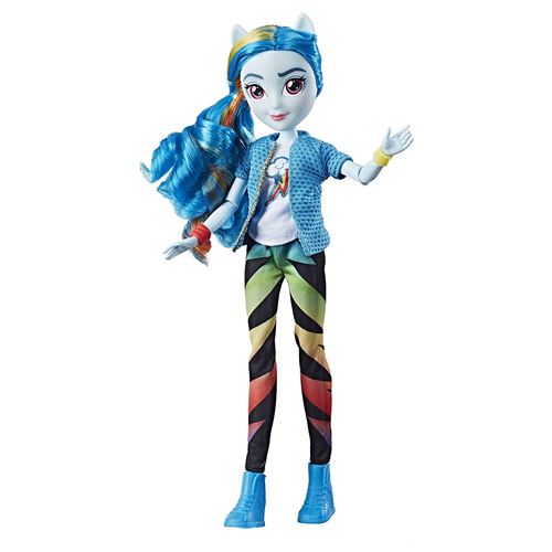 Mon Petit Poney E0670el2 Equestria Girls Rainbow Dash poupée de style classique