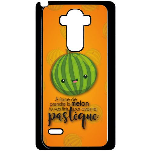 Coque Lg G4 Stylus Force De Prendre Le Melon Tu Vas Finir Par Avoir La Pastque Fond Orange