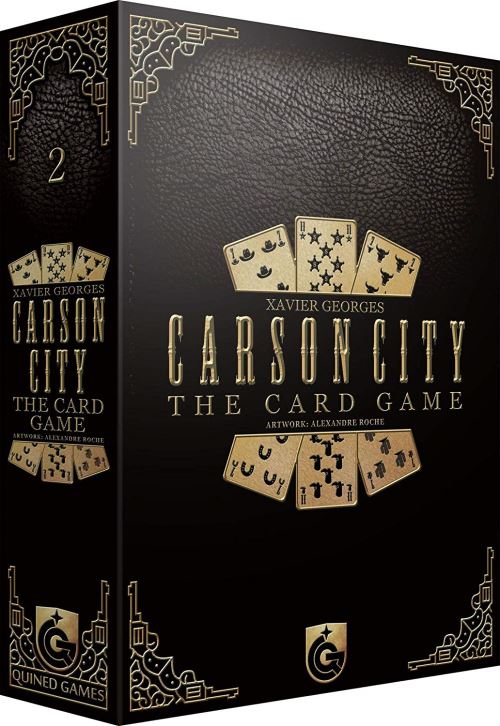 Quined Games QUINEDCCCG Carson City The Card Game Multicolore
