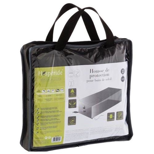 Housse de transat S - 170 x 90 x 60 cm - Ardoise
