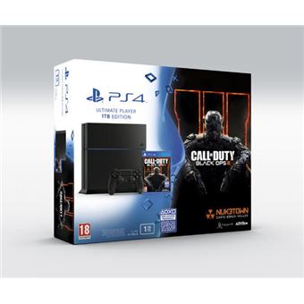 Console PS4 Sony 1 To Noire Call of Duty Black Ops III PS4