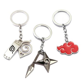 0€01 sur Set de 3 pièces Porte-clés Animation Naruto 10 cm - Porte clef -  Achat & prix
