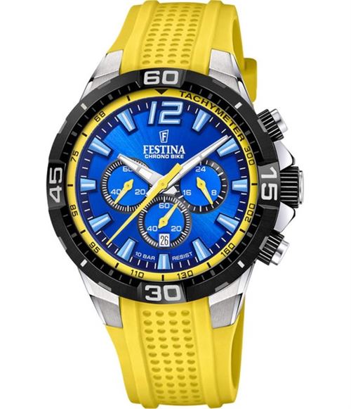 Montre FESTINA CHRONOBIKE en Silicone Jaune