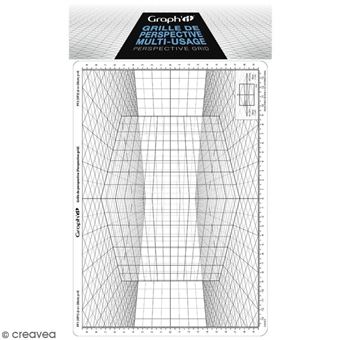 Grille de perspective Graph'it D Cube en Perspective Oblique