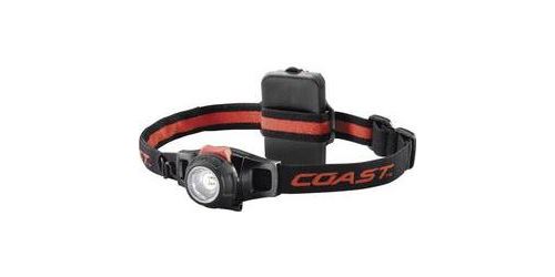 Lampe frontale Ampoule LED Coast HL7 à pile(s) 125 g 81 h noir, rouge