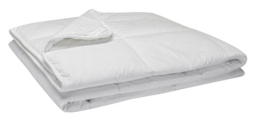 Pikolin home - Couette en fibre antiallergique (anti-acariens, bactéries et moisissures). 100% percale de coton, printemps-été, 125g/m². 200x200 cm