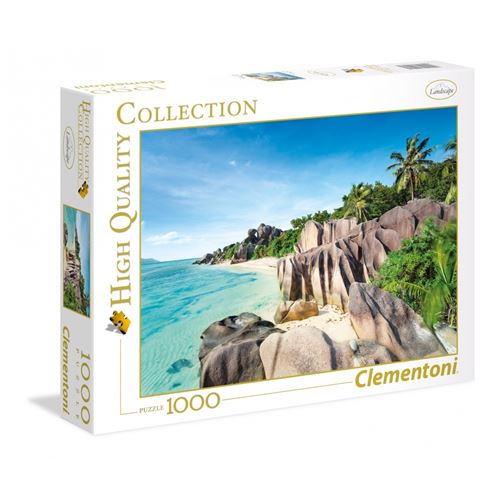 Puzzle 1000 pièces : paradise beach clementoni