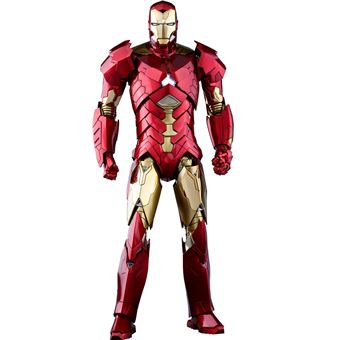 Figurine Hot Toys MMS396 Marvel Comics Iron Man 3 Sneaky Mark 15 Retro Armor Version Figurine de collection a la Fnac
