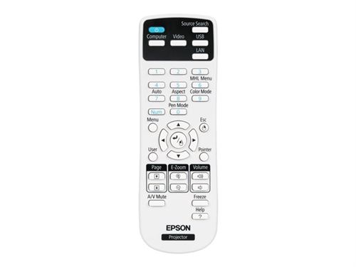 Epson - Télécommande - pour Brightlink 536, 575, 585, 595; Brightlink Pro 14Xx; Powerlite 52X, 53X, 57X, 585