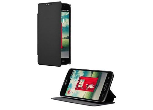 Housse folio Moxie articulée noir pour LG F70
