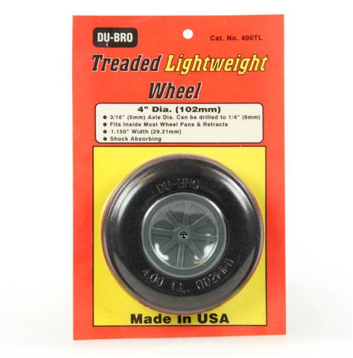 DB400Tl Treaded Lightweight Wheel 4.0ins