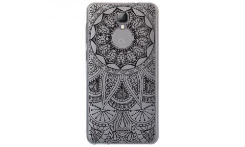 Coque souple pour Altice S40 avec impression Motifs Mandala noir