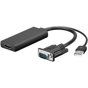 CONECTICPLUS Câble Vga Vers Hdmi 1080p 0.10m - Câbles vidéo