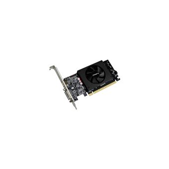 Gigabyte GV N710D5 2GL Carte graphique GF GT 710 2 Go GDDR5 PCIe 2.0 x8 profil bas DVI HDMI Carte graphique Achat prix fnac