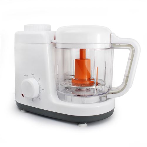 Cuiseur A Vapeur Et Mixeur Pour Bebe Robot De Cuisine Blanc Gris Fonctions 2 En 1 Cuiseur Vapeur Et Melangeur Cuiseurs Achat Prix Fnac