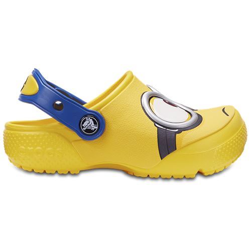 Crocs Enfant Fun Lab Minions Roomy Fit Clogs Chaussures en Jaune 204113 730 [Child 7]