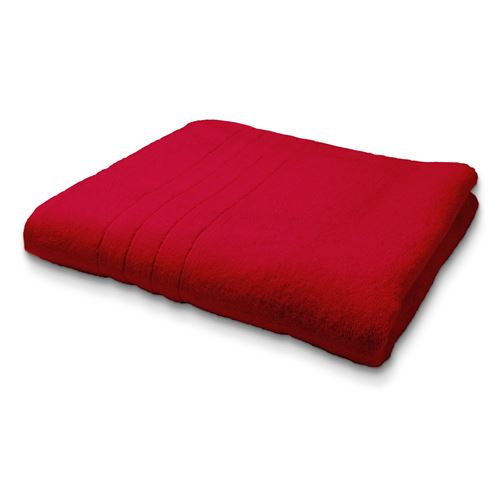 Maxi Drap de Bain en coton - 90 x 150 cm - Rouge