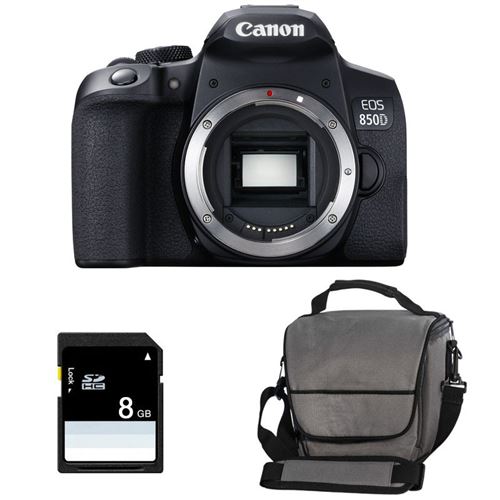 CANON eos 850d nu + sac + sd 4go