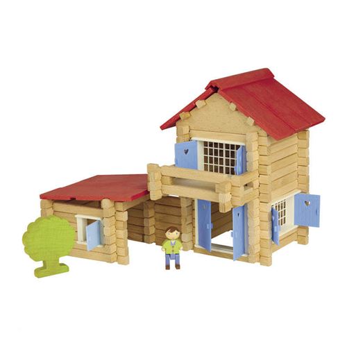Jeu de construction en bois - La Maison - 140 pièces - Autres jeux de  construction - Achat & prix