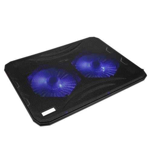 Richer-R Ultra-mince USB Cooler Laptop 2 Support de ventilateur Refroidisseur pour Ordinateur Portable