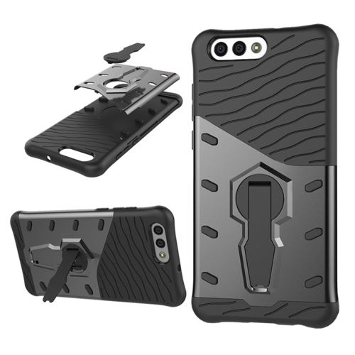 Asus Zenfone 4 (ZE554KL) Coque Protection Plastique Combinaison Armure Support Noir ALS51199
