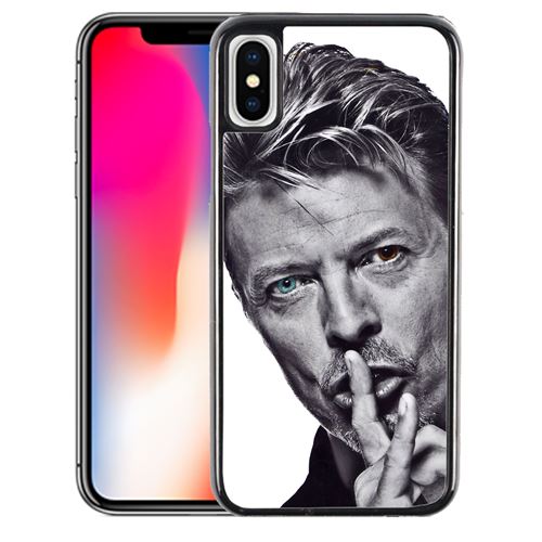 Coque pour iPhone XS david bowie chut