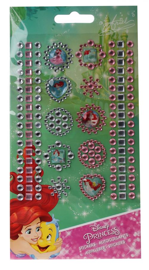 Princesse autocollants 119 pièces filles rose
