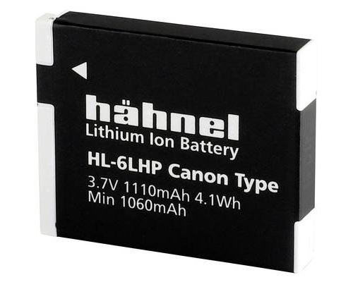 Hähnel Fototechnik HL-6LHP Batterie pour appareil photo Remplace laccu dorigine NB-6L, NB-6LH 3.7 V 1110 mAh