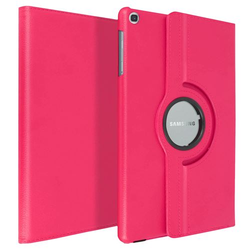 Avizar Étui pour Samsung Galaxy Tab A 10.1 2019 Housse Intégrale Support Rotatif 360° Rose