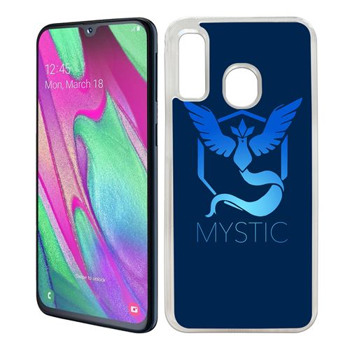 Coque pour Samsung Galaxy A40 -  Pokémon Go Team Msytic Bleu