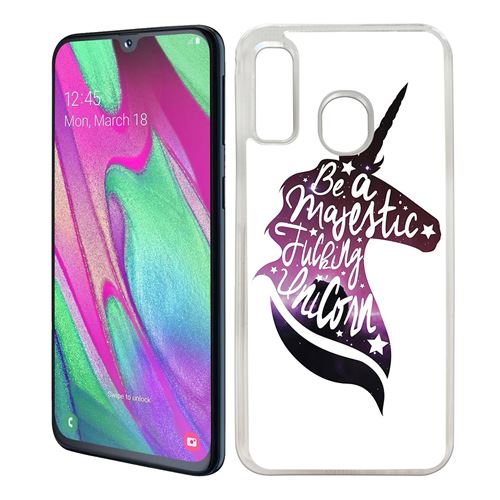Coque pour Samsung Galaxy A40 -  Be A Majestic Unicorn