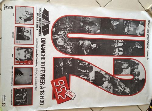 U2 - 80x120 cm - AFFICHE / POSTER