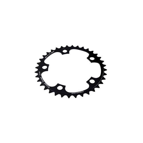 Plateau route diam 110 inter 36dts noir alu 5083 strong 10/9v. 5 branches