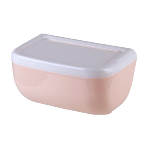 Decdeal Boîte à mouchoirs Étui en papier en rouleau Distributeur de papier toilette Toilette Salle de bains Fixé au porte-serviette en papier
