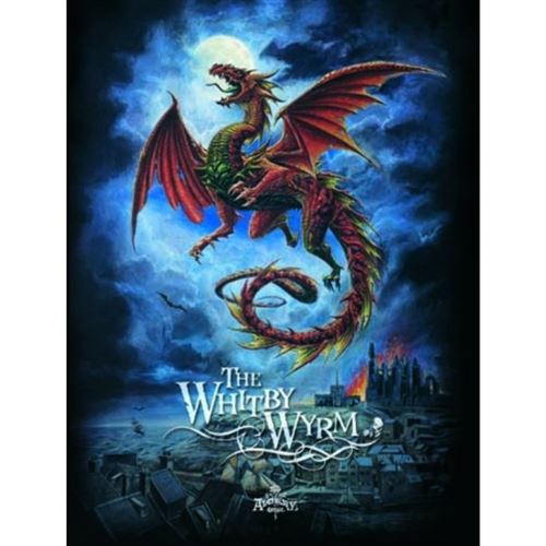 plaque alchemy dragon au clair de lune toel affiche metal
