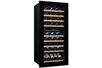 Cave à vin de service intégrable, double zone, 79 bouteilles