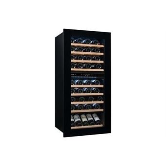 Cave à vin de service intégrable, double zone, 79 bouteilles