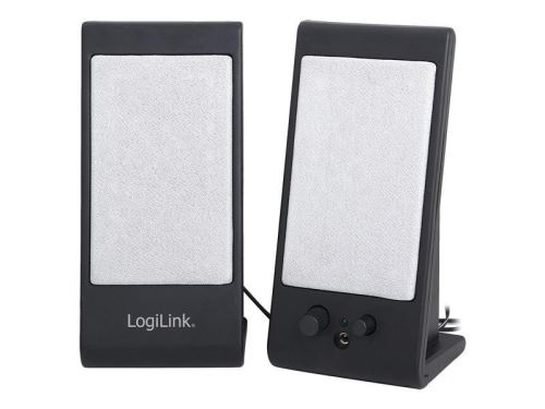 LogiLink - Luidsprekers - voor PC - 2.4 Watt (Totaal) - zwart